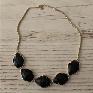 Kendra Scott Black Stone Necklace